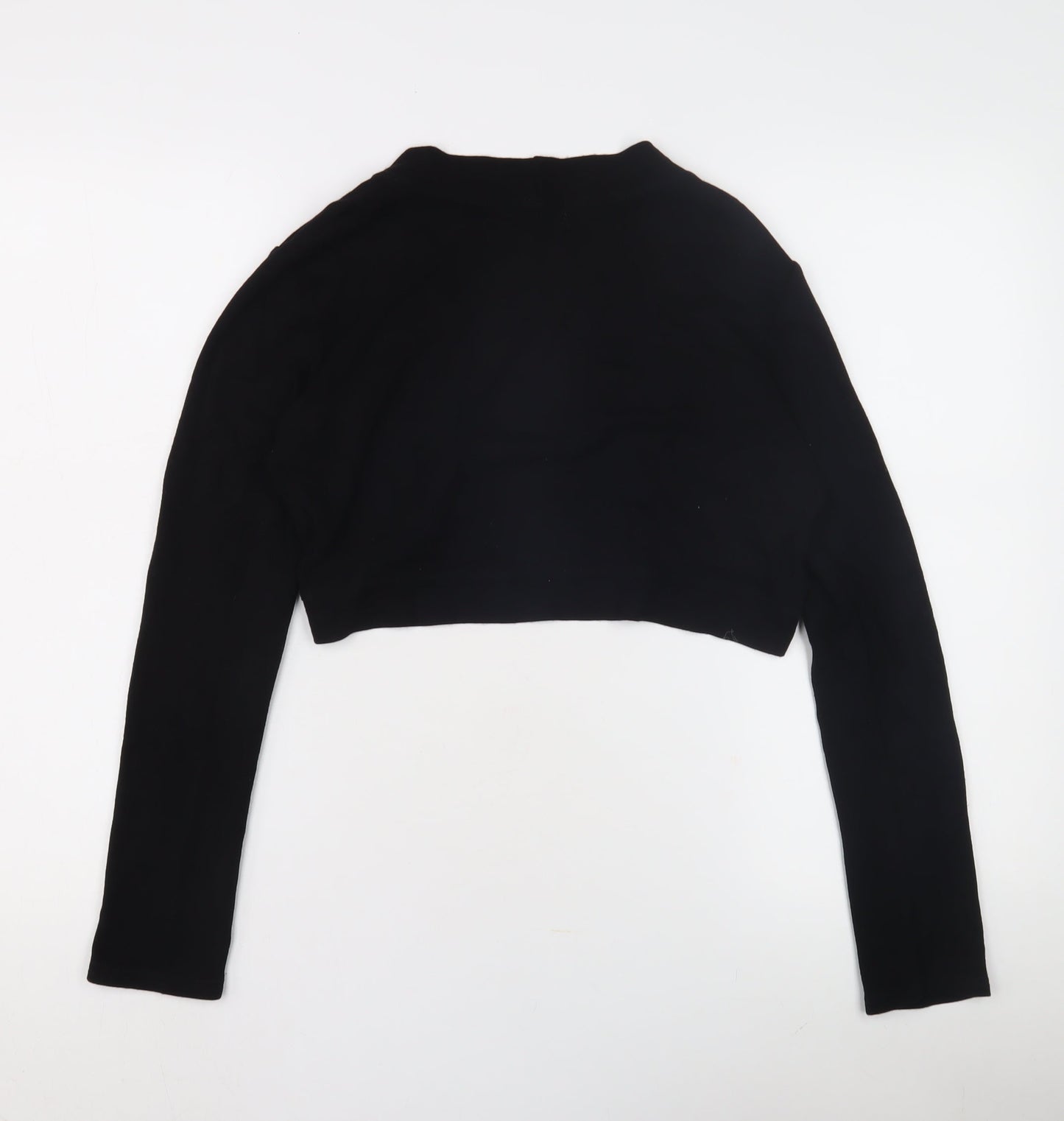 KIT Women's Black Shrug V-Neck Long Sleeve