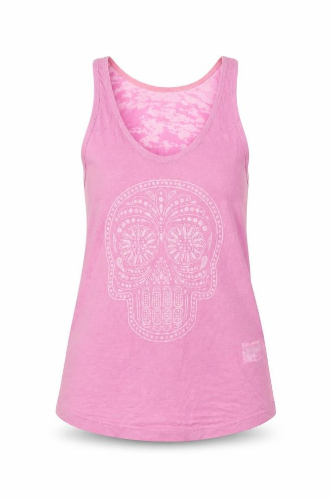 Womens UK Size XS H&M Pink Basic Tank