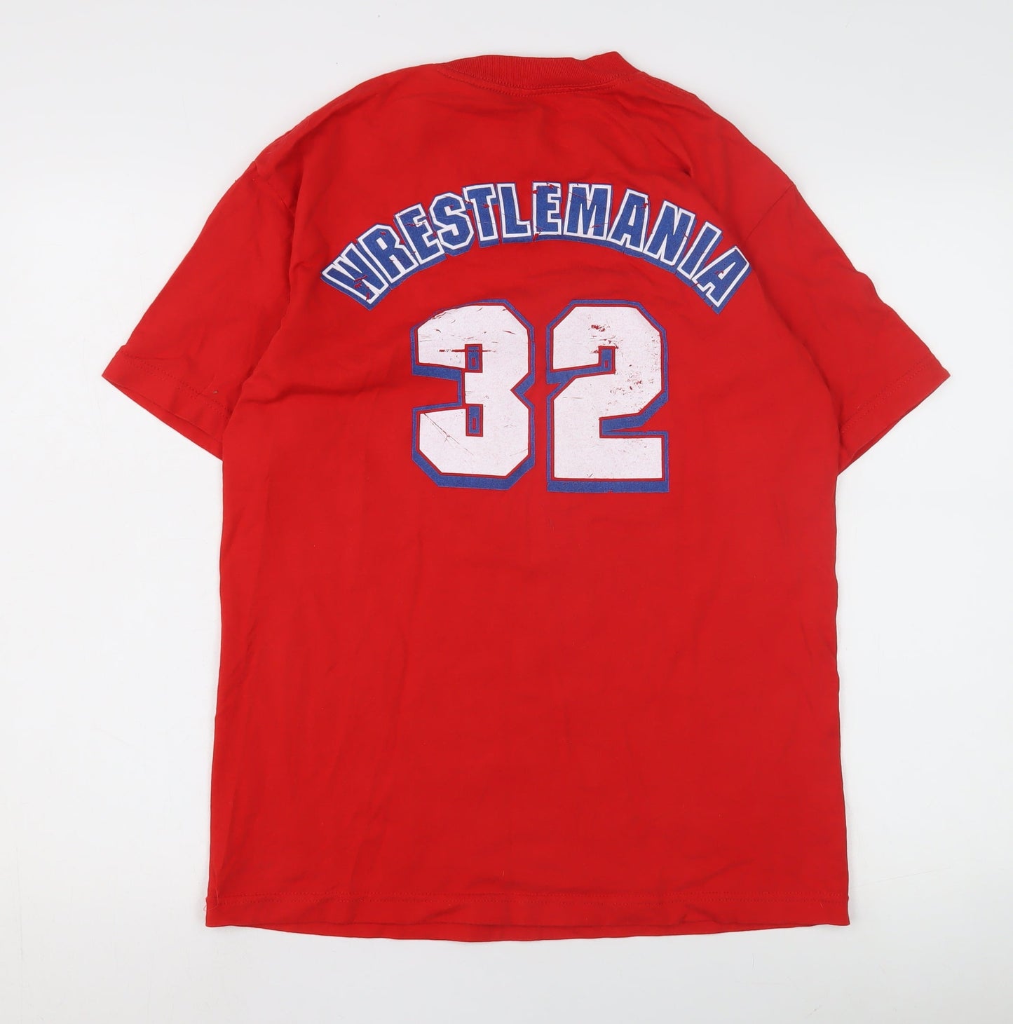 WWE Men's Red WrestleMania Graphic T-Shirt, M