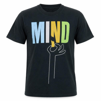 Front view of Design Tshirts Store Graniph Black Graphic T-Shirt, Small