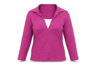 Womens UK Size 10 Debenhams Purple Basic Blouse