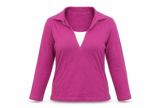 Womens UK Size 10 Debenhams Purple Basic Blouse