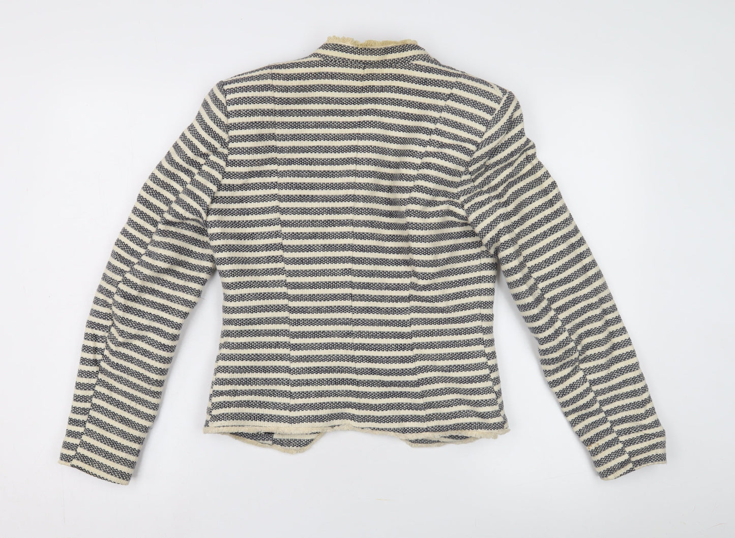 H&M Women's Striped Classic Blazer, Size 8
