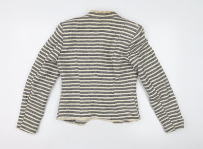 H&M Women's Striped Classic Blazer, Size 8