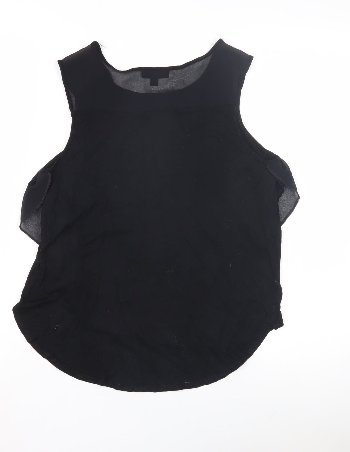 Womens UK Size 8 Topshop Black Camisole Tank