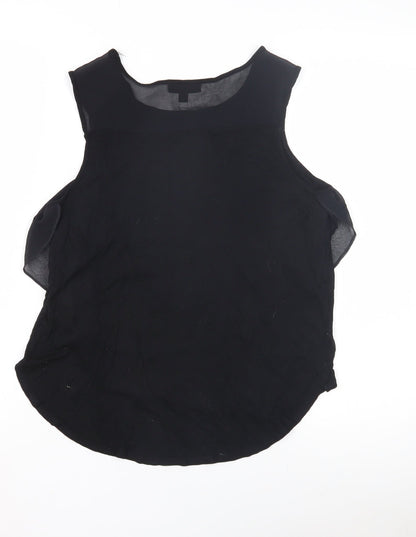 Womens UK Size 8 Topshop Black Camisole Tank