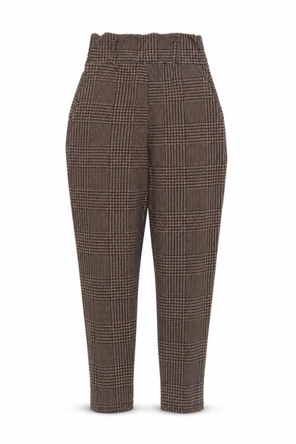 Womens UK Size 3XS PRETTYLITTLETHING   Brown Trousers