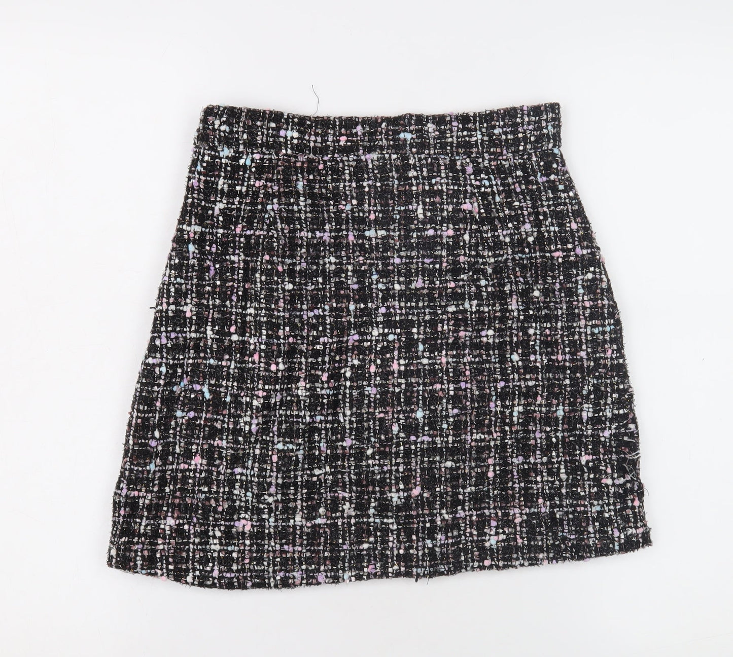 Lipsy Women's Black Tweed Pencil Skirt Size 8