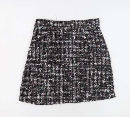 Lipsy Women's Black Tweed Pencil Skirt Size 8