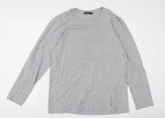 Mens UK Size M Boohoo Grey  T-Shirt