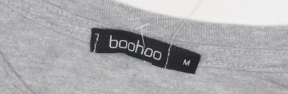 Mens UK Size M Boohoo Grey  T-Shirt