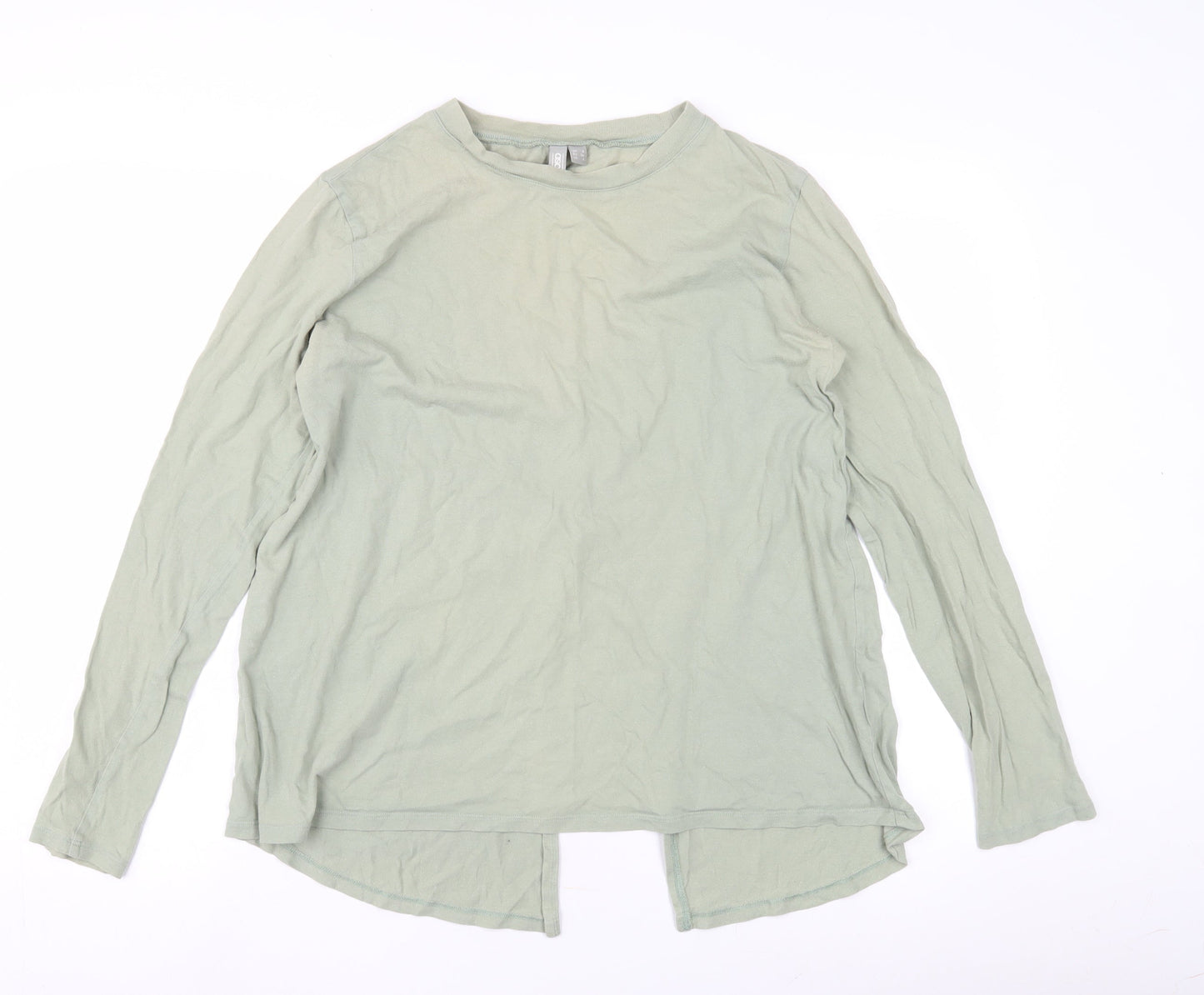 Womens UK Size 8 ASOS Green Basic T-Shirt