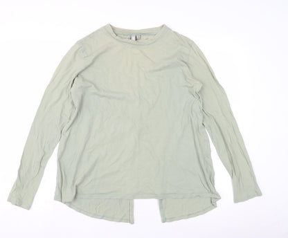 Womens UK Size 8 ASOS Green Basic T-Shirt