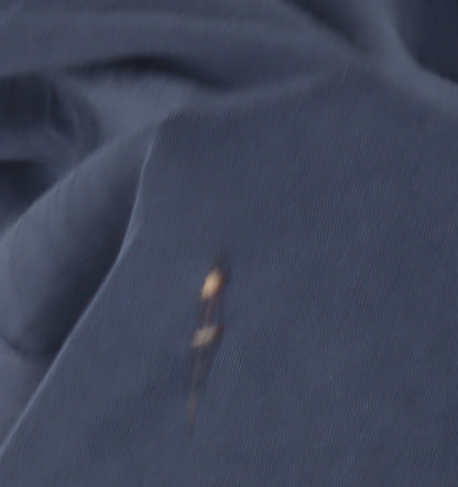 M&Co Women's Blue V-Neck Blouse Size 12