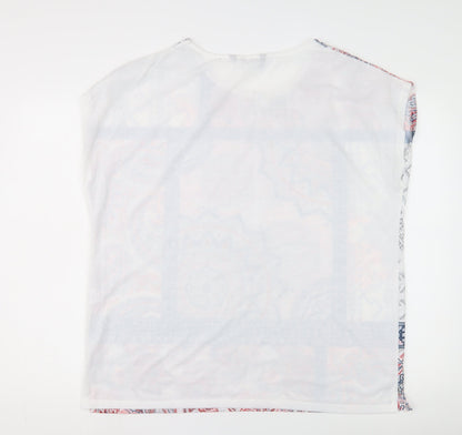 Womens UK Size 20 Bonmarché Multicoloured Basic T-Shirt