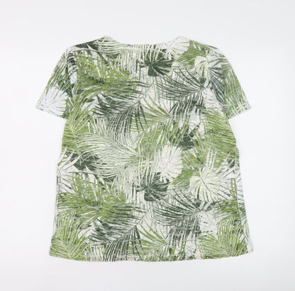 Claudia.C Women's Multicoloured Floral T-Shirt M