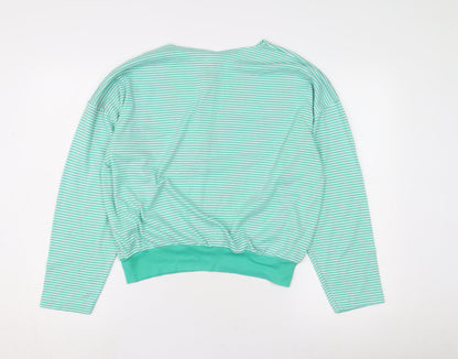 Womens UK Size 18 C&A Green Basic T-Shirt