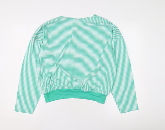 Womens UK Size 18 C&A Green Basic T-Shirt