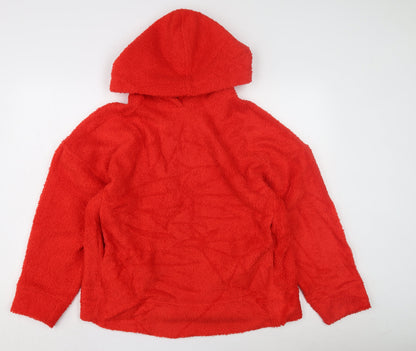 Womens UK Size 12 Marks and Spencer Red Hoodie Hoodie
