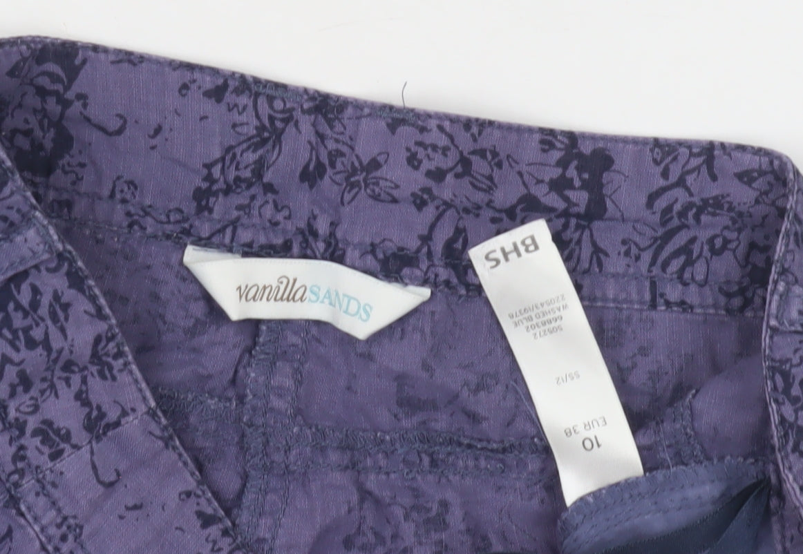 Womens UK Size 10 BHS   Purple Trousers