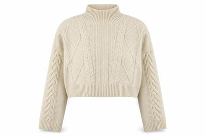 Womens UK Size L Reclaimed Vintage Ivory Pullover Jumper