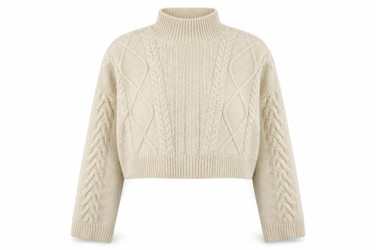 Womens UK Size L Reclaimed Vintage Ivory Pullover Jumper