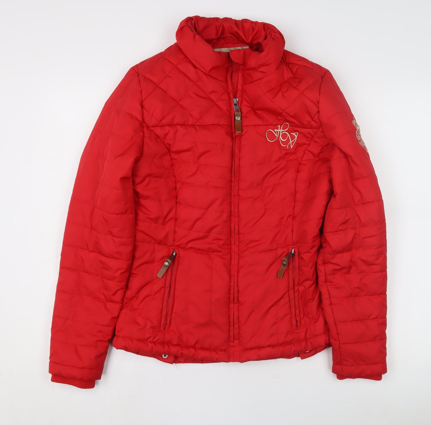 HV Society Women's Red Puffer Jacket, S