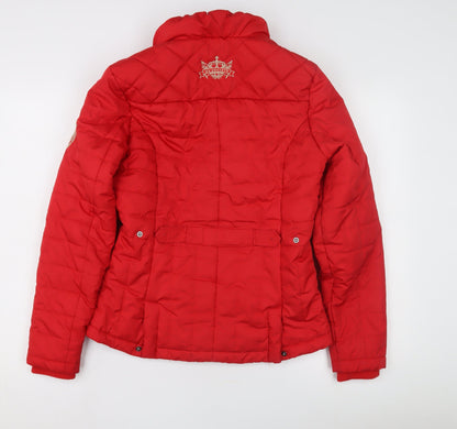 HV Society Women's Red Puffer Jacket, S