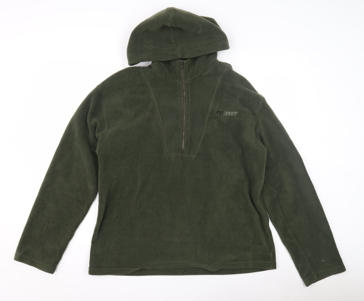 PrettyLittleThing Women Green Pullover Hoodie UK 12