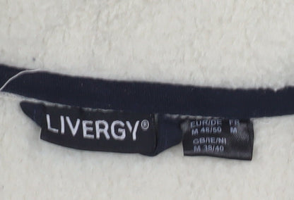 Mens UK Size M Livery White Basic Jacket