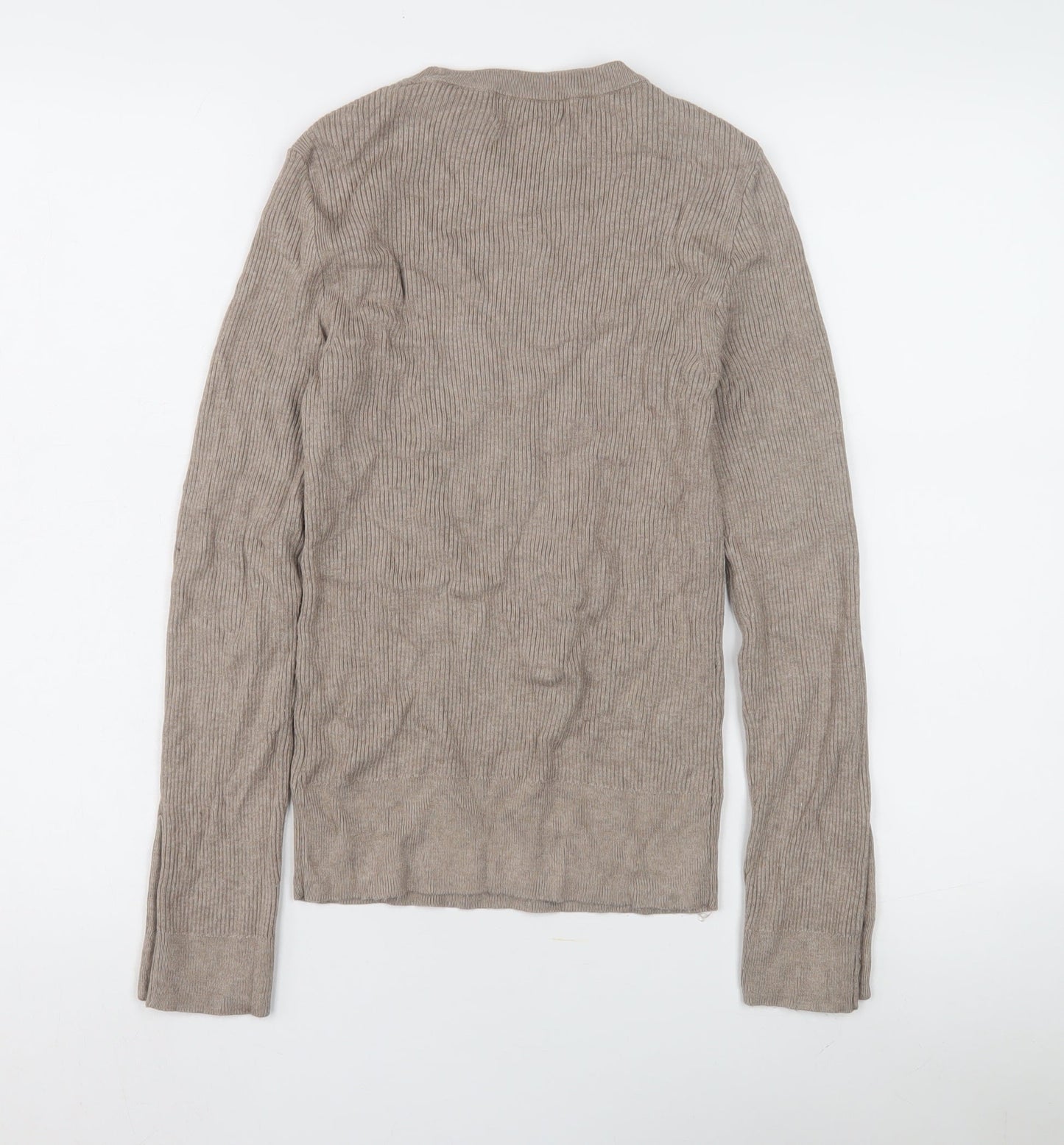 Womens UK Size 8 Marks and Spencer Beige Pullover Jumper