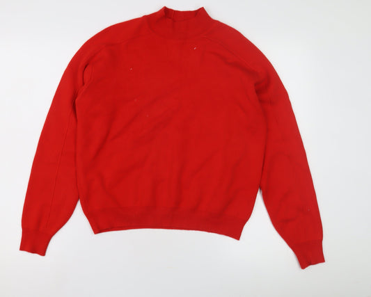 Womens UK Size 10 Topshop Red Pullover Jumper
