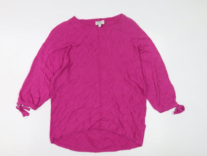 Womens UK Size M Monsoon Pink Pullover Jumper