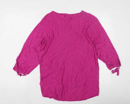 Womens UK Size M Monsoon Pink Pullover Jumper