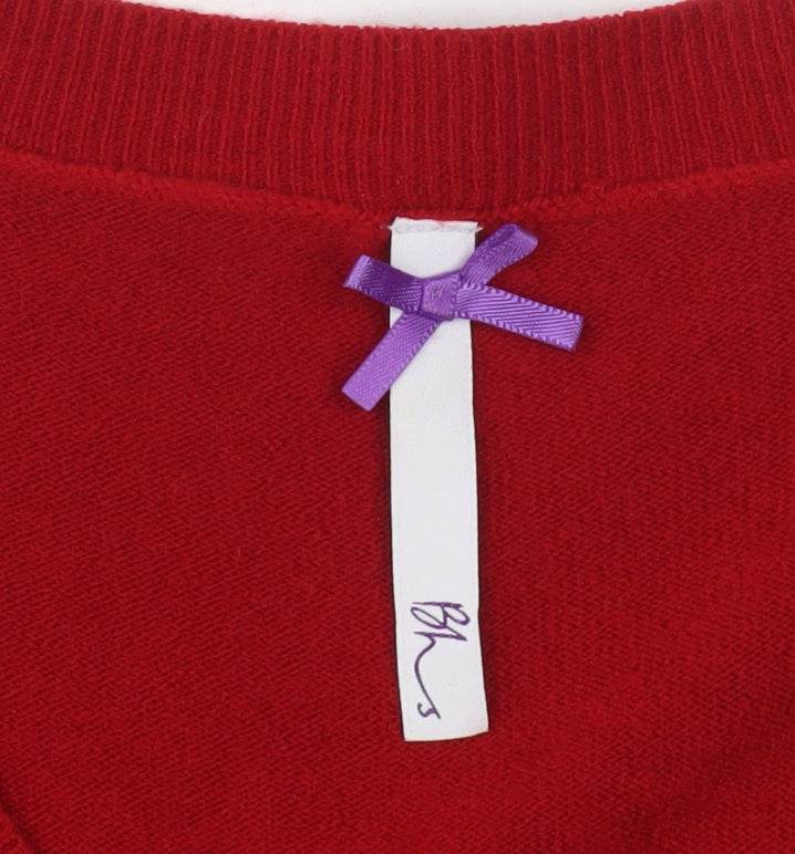 Womens UK Size 20 BHS Red Pullover Jumper