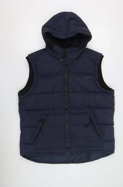Mens UK Size L NEXT Blue Puffer Jacket