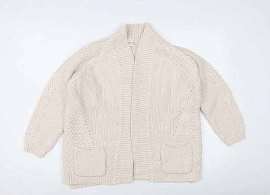 Womens UK Size 16 Marks and Spencer Ivory Cardigan Jumper