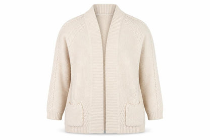 Womens UK Size 16 Marks and Spencer Ivory Cardigan Jumper