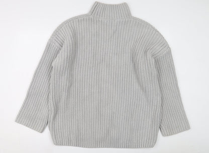 Womens UK Size L ASOS Grey Pullover Jumper