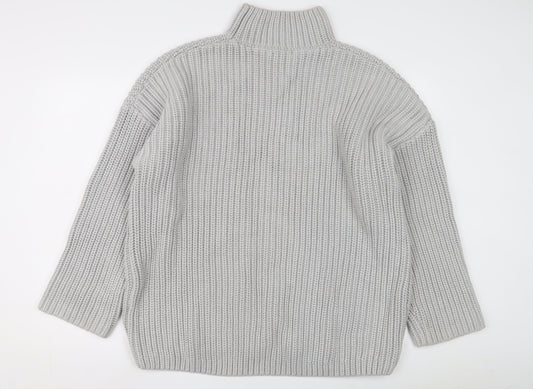 Womens UK Size L ASOS Grey Pullover Jumper