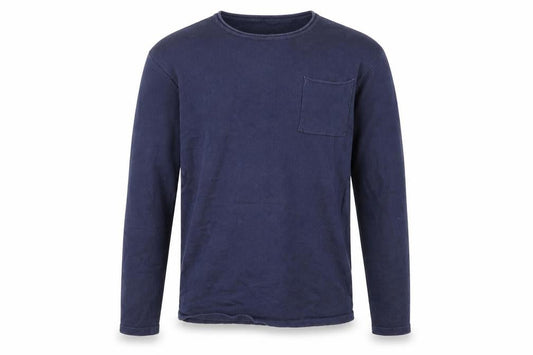 Mens UK Size S Bellfield Blue Pullover Jumper