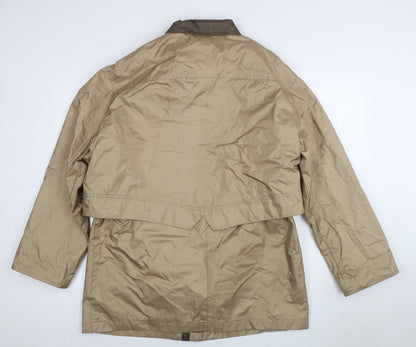 Womens UK Size 14 Debenhams Beige Rain Coat