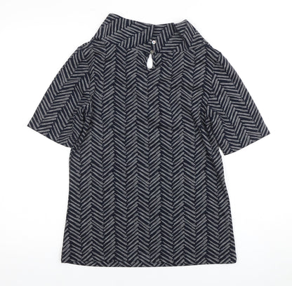 Womens UK Size 8 White Stuff Blue Basic Blouse