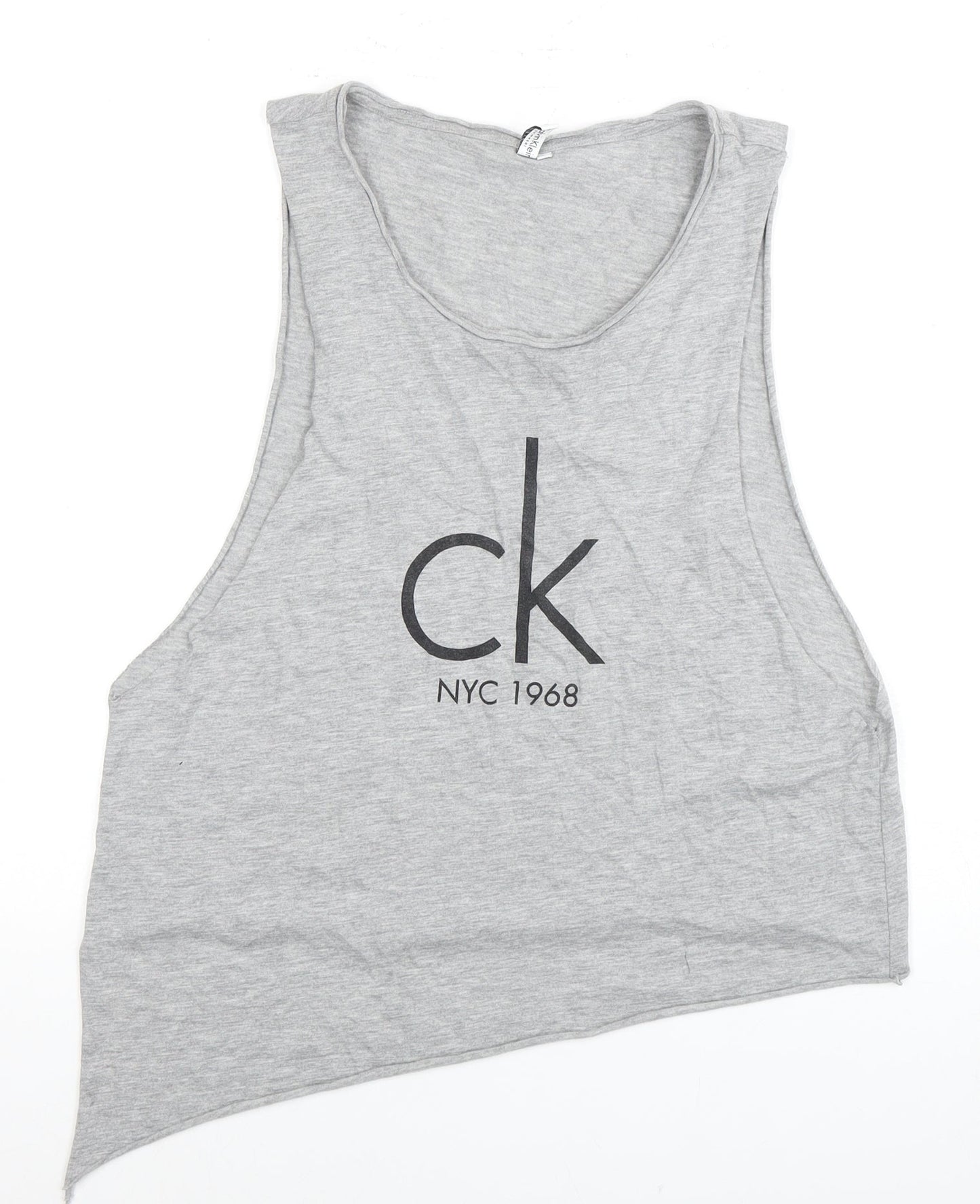 Unisex Adults UK Size M Calvin Klein Grey  T-Shirt