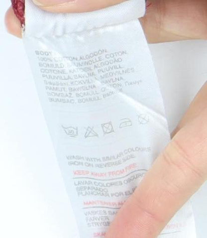 Crosshatch Men's Red Polo Shirt, Large, Short Sleeve