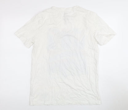 Tu Men's White Volkswagen Graphic T-Shirt, Size M