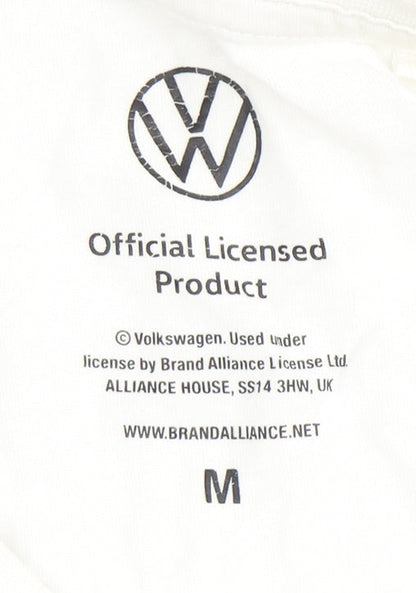Tu Men's White Volkswagen Graphic T-Shirt, Size M