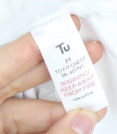 Tu Men's White Volkswagen Graphic T-Shirt, Size M