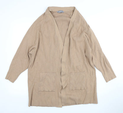 Womens UK Size 16 Principles Beige Cardigan Jumper