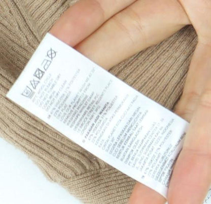 Womens UK Size 16 Principles Beige Cardigan Jumper